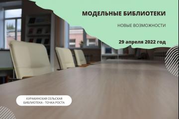 Модельная библиотека - новое пространство культуры
